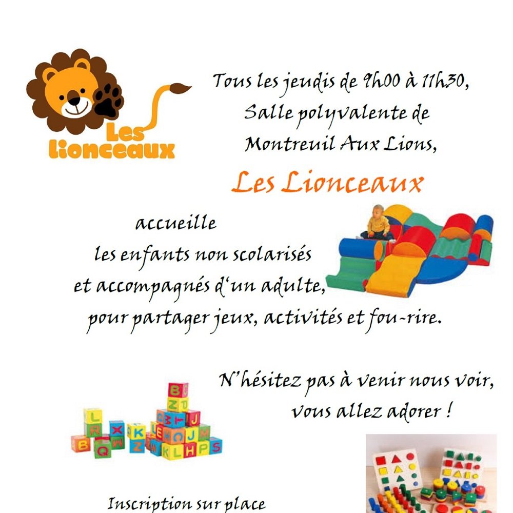 Les Lionceaux - Montreuil aux Lions - affiche